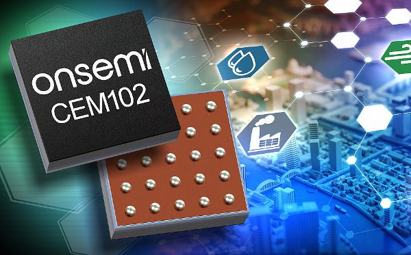 onsemi CEM102 : capteurs électrochimiques pour applications industrielles, environnementales et de santé