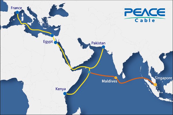 PEACE, le câble sous-marin qui relie Singapour à Marseille, est opérationnel