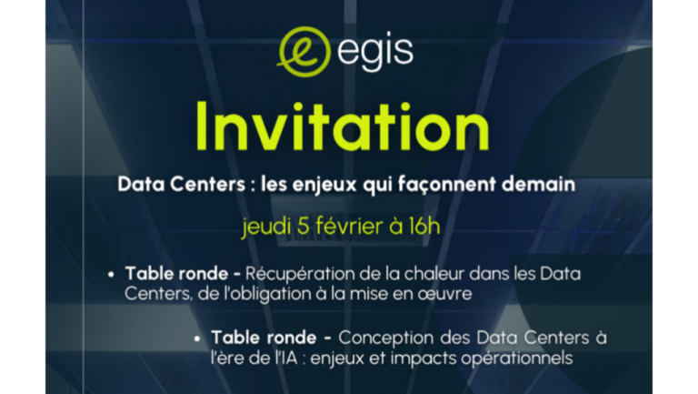 DCmag et egis vous invitent à partager sur les enjeux du datacenter qui façonnent demain