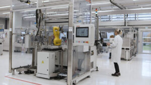 Socomec poursuit sa route vers l’Usine 5.0 : de nouveaux robots d’ébavurage pour conjuguer performance industrielle et conditions de travail