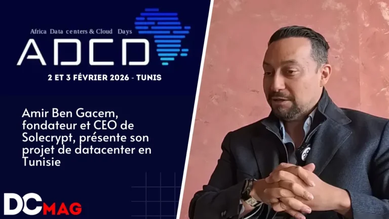 Amir Ben Gacem, fondateur et CEO de Solecrypt, présente son projet de datacenter en Tunisie