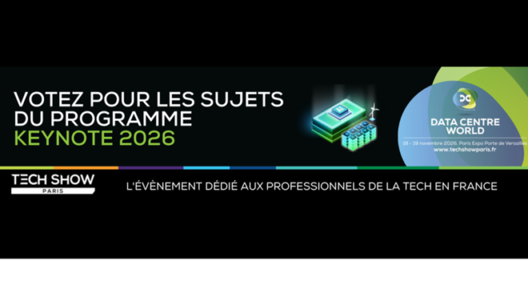 Sondage : construisons le programme de Data Centre World Paris 2026
