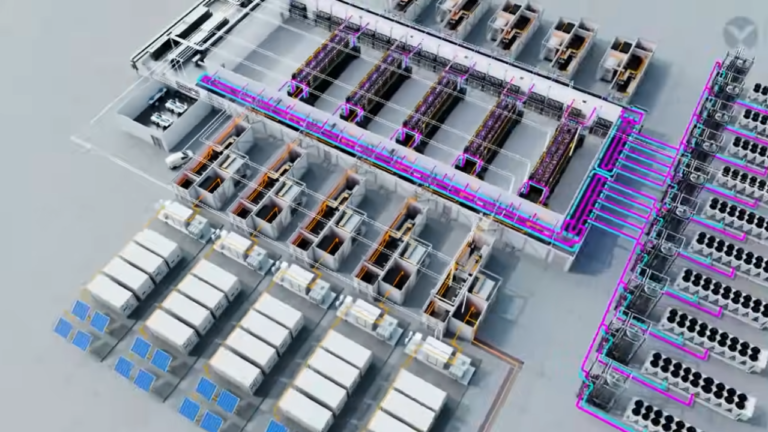 Vidéo : une infrastructure end-to-end, énergie et refroidissement, dans un datacenter