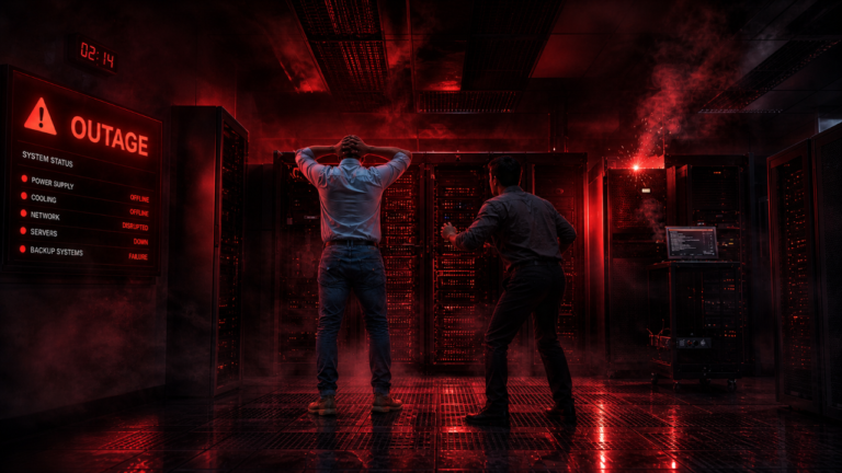 Uptime et pannes datacenter 2026 : la fiabilité progresse, mais les risques se déplacent