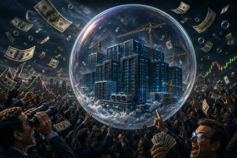 Risque d&rsquo;une bulle spéculative sur les data centers IA : Blomberg pointe les équipementiers