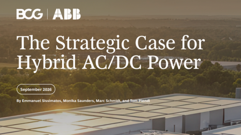 ABB et BCG soulignent le rôle croissant des technologies à courant continu dans les systèmes électriques de demain