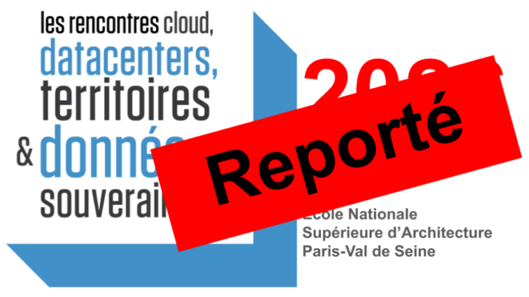 URGENT : les « Rencontres des datacenters, des territoires et des données souveraines 2026 » sont suspendues